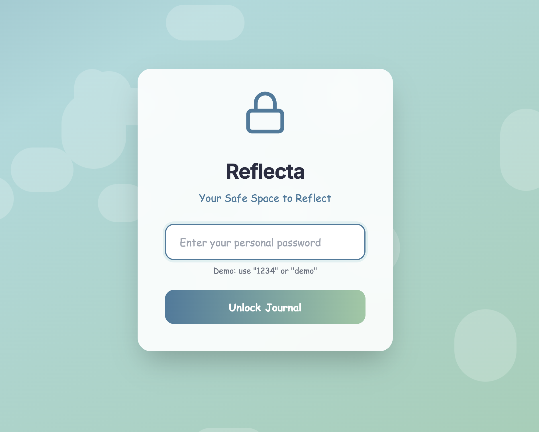 Reflecta Journaling App